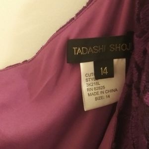 Plum floor length formal